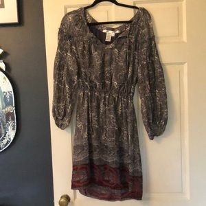 Lined fall dress